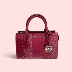 Michael Kors Sheila Small Studded Patchwork Bag