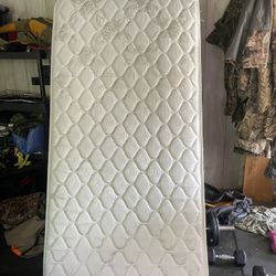 Twin Mattress, Box Spring, Bed Frame 