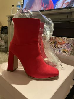 Red Women Boot 
