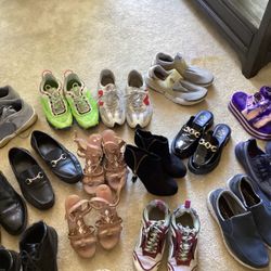 50 Shoes Men Women Boys Mix Size All For $150