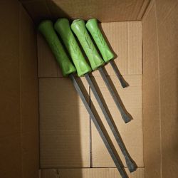 Snap-on Pry Bar Set 4 Pc 8",12",18",24"