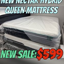 NEW NECTAR HYBRID QUEEN MATTRESS