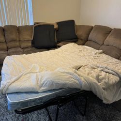Sectional Sofa With Bed 