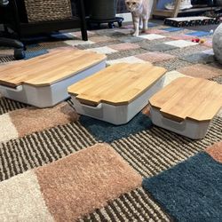 Crate And Barrel Serving Dishes