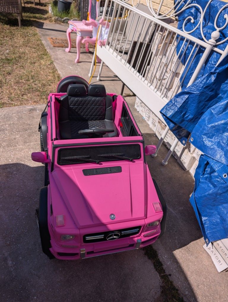 Mercedes Power Wheels Truck With Parental Remote Control