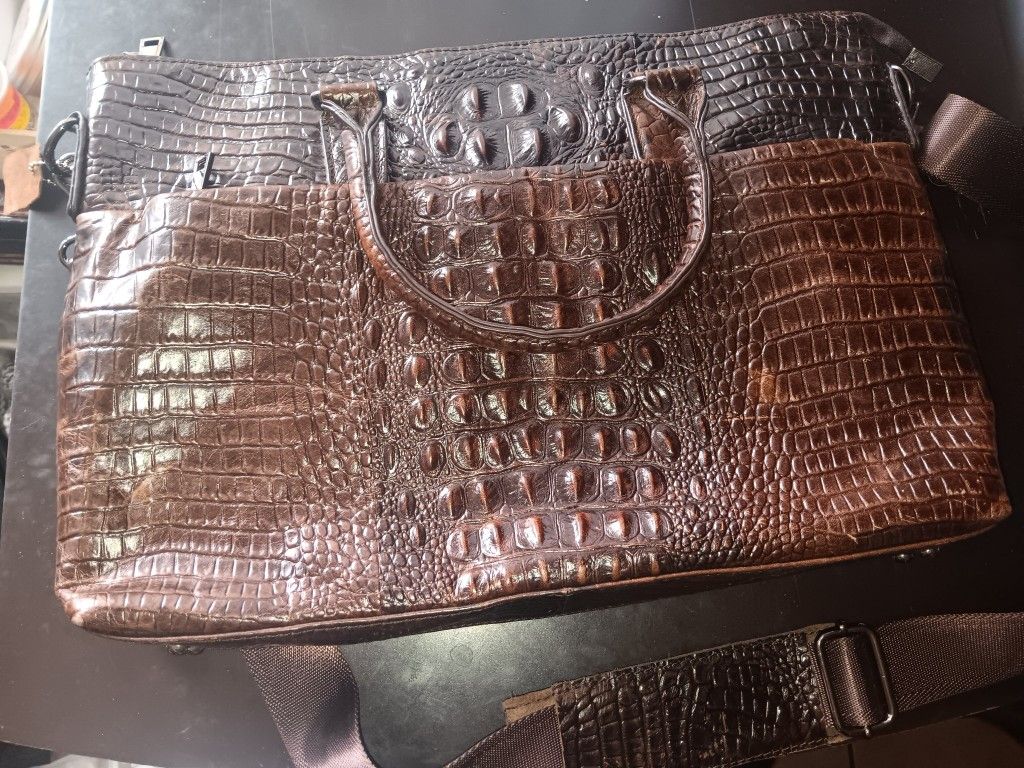 Men's Bag Alligator Skin