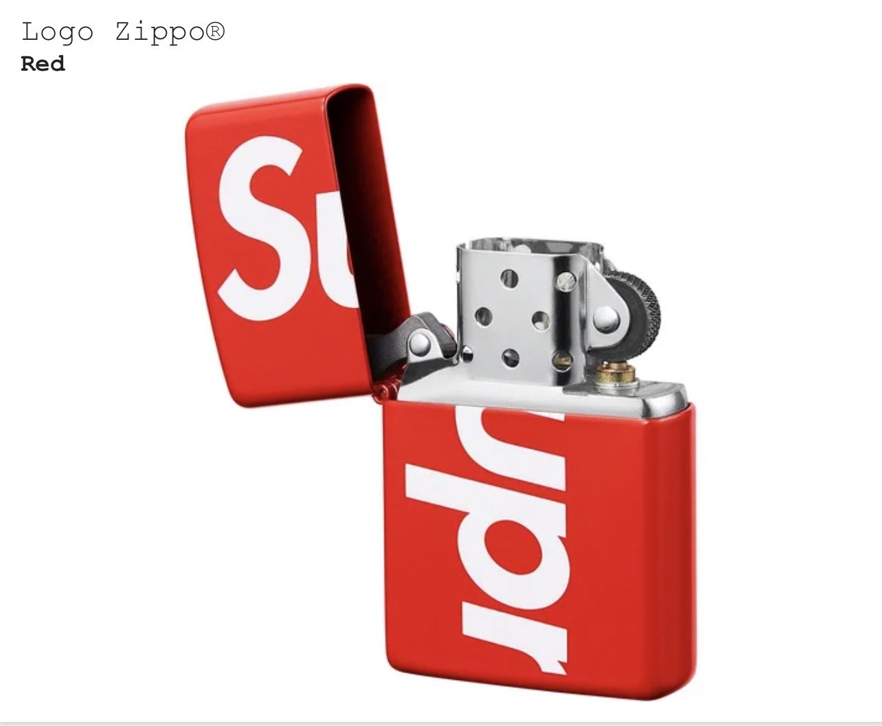 Supreme Zippo New