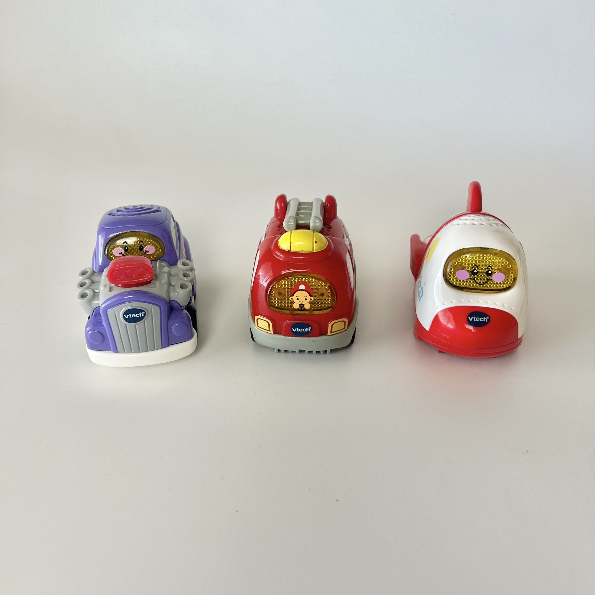 Vtech go go smart smart wheels vehicles toys hot rod, fire truck, rocket bundle