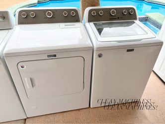 Maytag Bravos Washer and Gas Dryer 90 Day Warranty Some Delivery