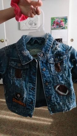 jeans Steelers jacket