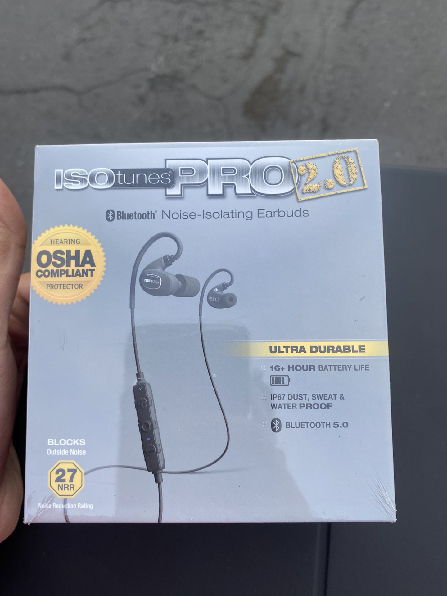 New- ISOtunes PRO 2.0 Bluetooth Earplug Headphones,