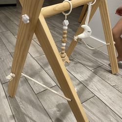 Pine Wood Baby Gym $15