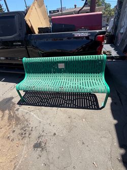 Metal bench