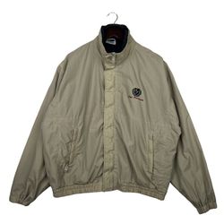 VINTAGE Monterey CA Windbreaker SAN FRANCISCO EMBROIDERED Jacket Men's Medium Full Zip Fahrenheit SZ LARGE 