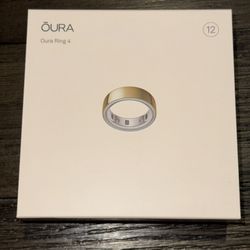 Oura Ring 4 Gold Size 12