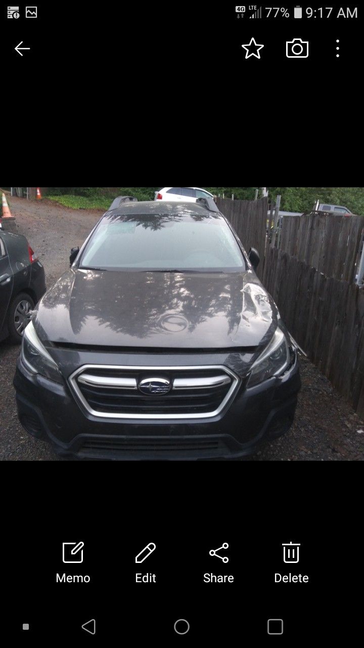 Parting 2019 Subaru Outback Parts