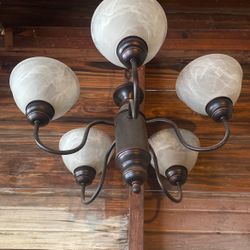 Vintage Hanging Lamp With 5 Light