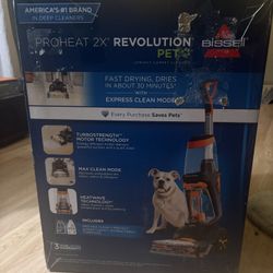 NEW Bissell ProHeat 2X Revolution Pet Carpet Cleaner — Sealed Box