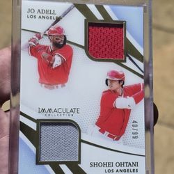 2021 Panini Immaculate Collection Jo Adell Shohei Ohtani Dual Patch /99 