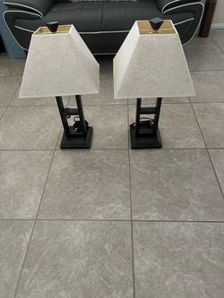 Two Table Top Lamps