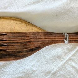 Hand-Carved ELEPHANT Salad Set Handmade In Kenya And Core Wood Salad Tongs