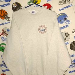 Vintage 1990s Grace Mission University Fullerton California Korean Church Crewneck Sweatshirt 