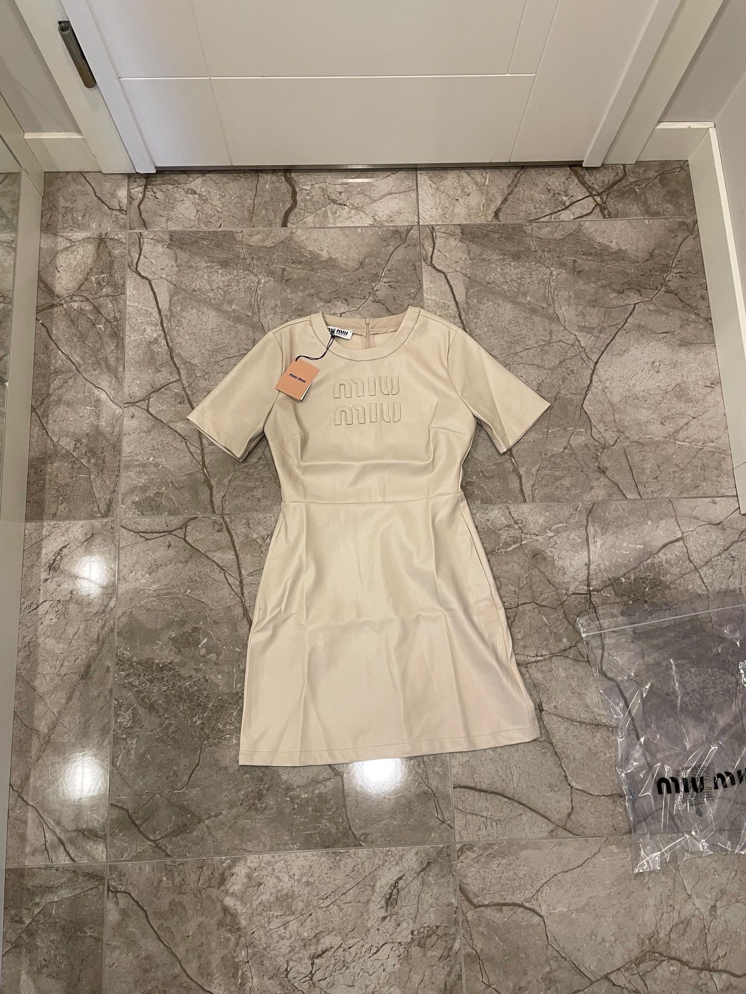 Miu Miu Authentic Leather Dress