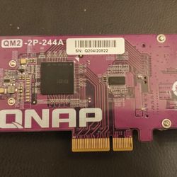 NEW QNAP Dual M.2 PCIe NVMe SSD Expansion Card