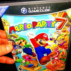 GameCube Mario Party 7 For Nintendo GameCube Mint Condition With All Pamphlets Book Artwork And Mint Condition Disc Sweet!
