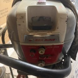 “1950s Goodyear Sea King Outboard Motor – Gale/OMC – Complete w/ Stand & Cover”
