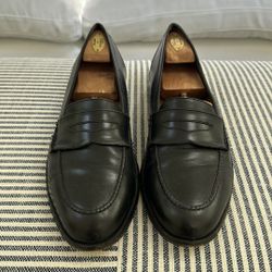 Men’s black leather Loafers Size 12