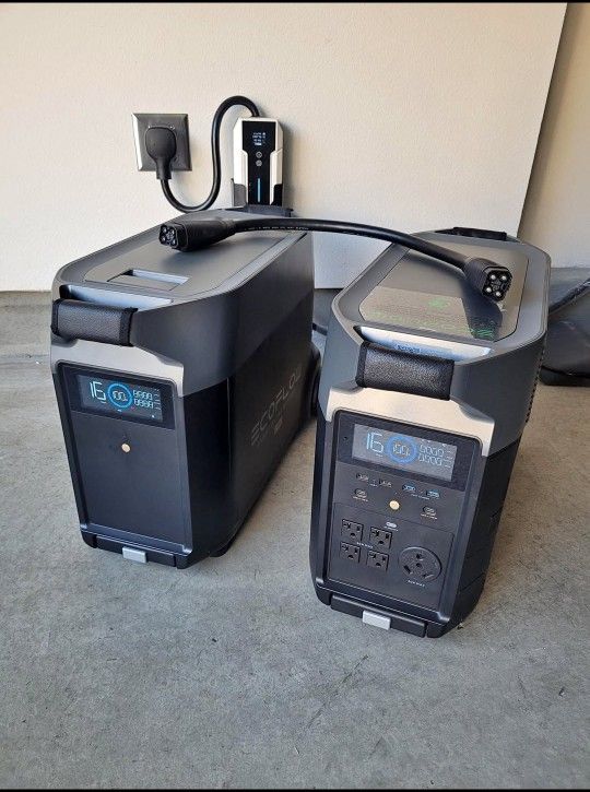 EcoFlow Delta Pro + Extra Battery - 7.2kWh Total Power