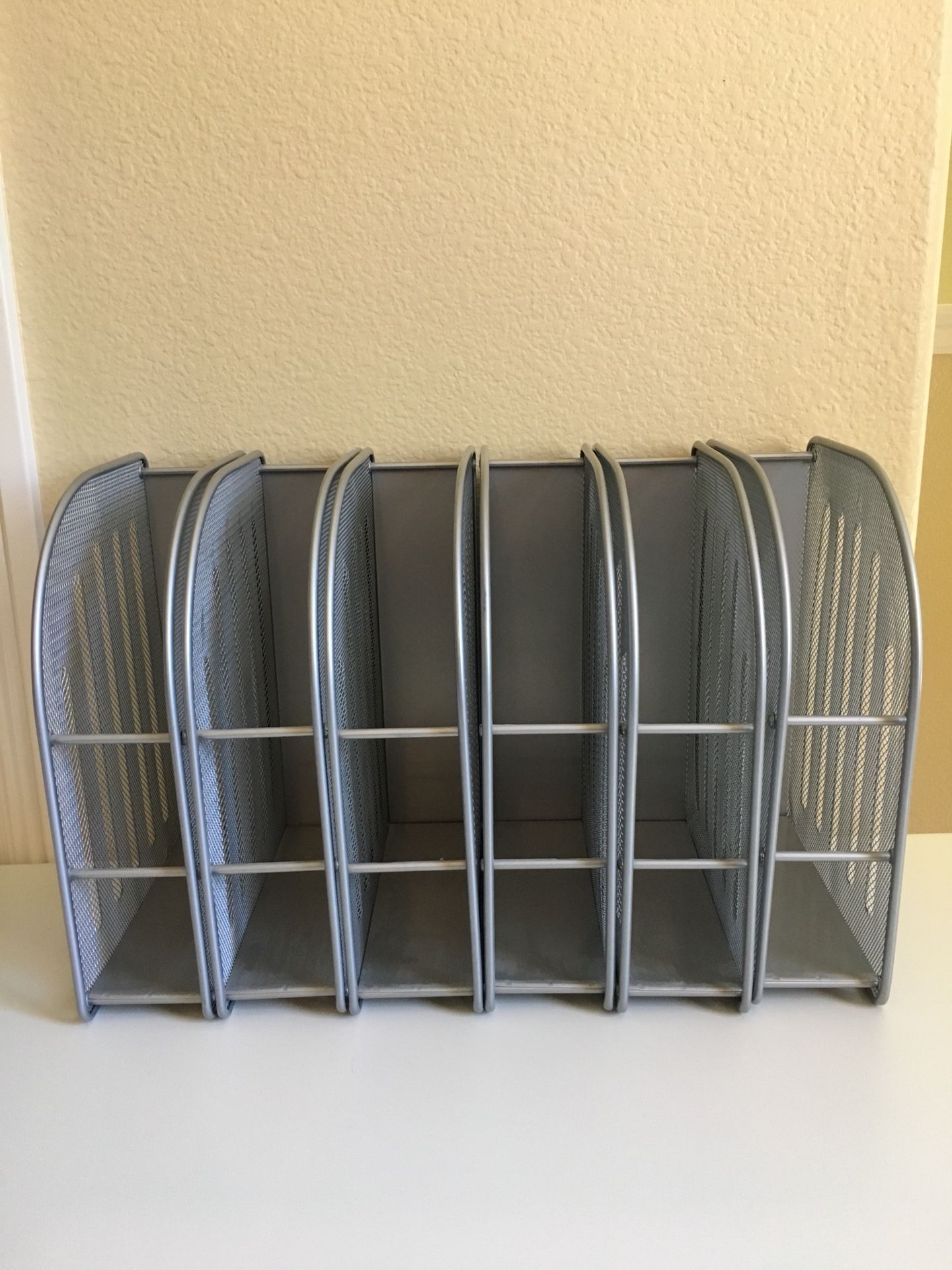 Six Metal Magazine/Book Organizer ($10/unit, individual units sold)