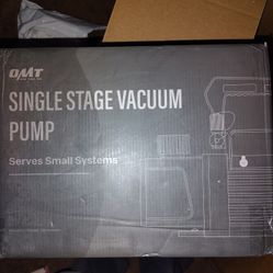 Single Stage Vacuum Pump..