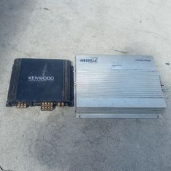 Kenwood And Pioneer Car Amplifiers