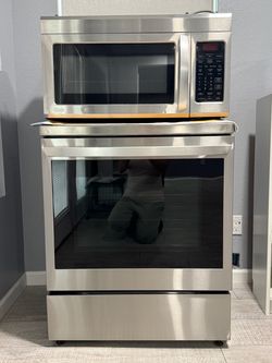 🔥 $600 OBO - LG Stainless Steel Range + Microwave