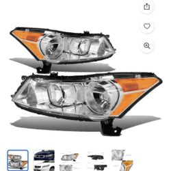 headlights for a 2008-2012 Honda Accord sedan.
