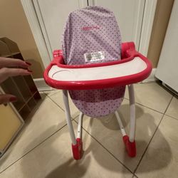 American Girl Doll High Chair