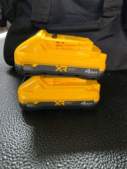 Dewalt 20v xr power pack batteries