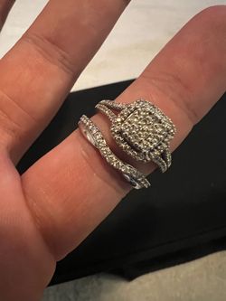 Engagement Ring and Band