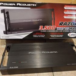power acoustik razor 3500 AMP 