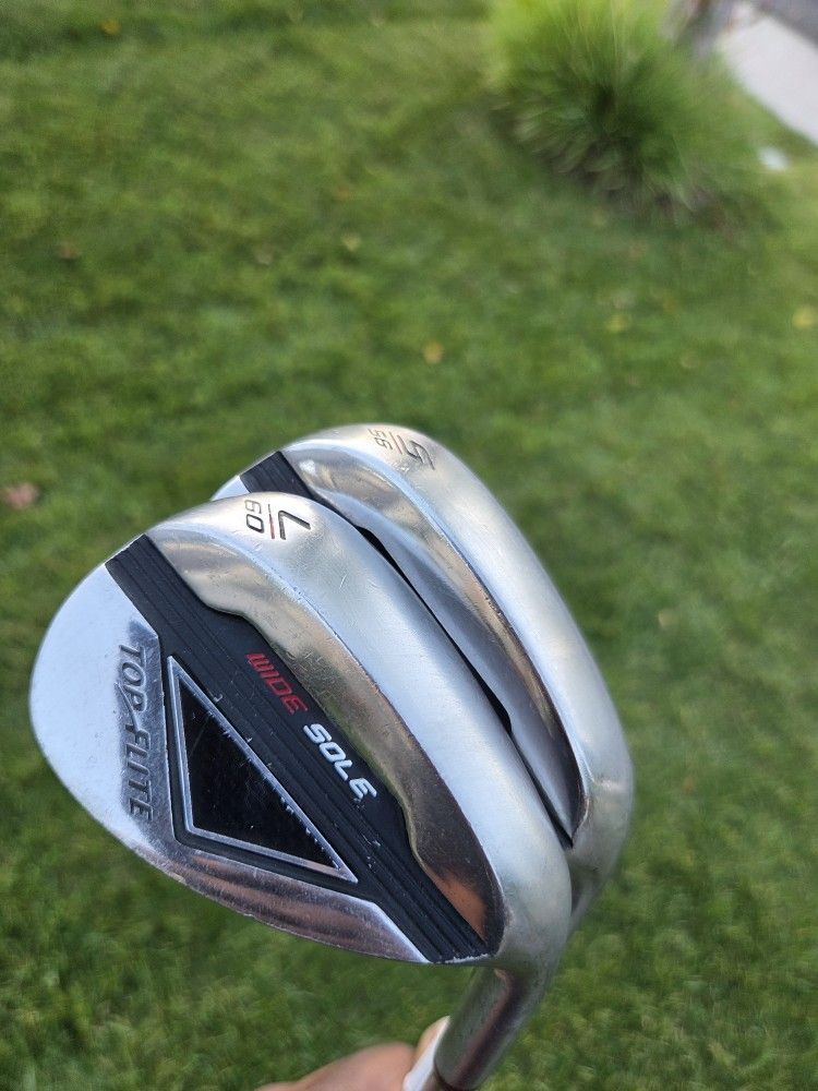 Top Flite Wide Sole  56° Sandwedge & 60° Lobwedge Golf Club Set, RH