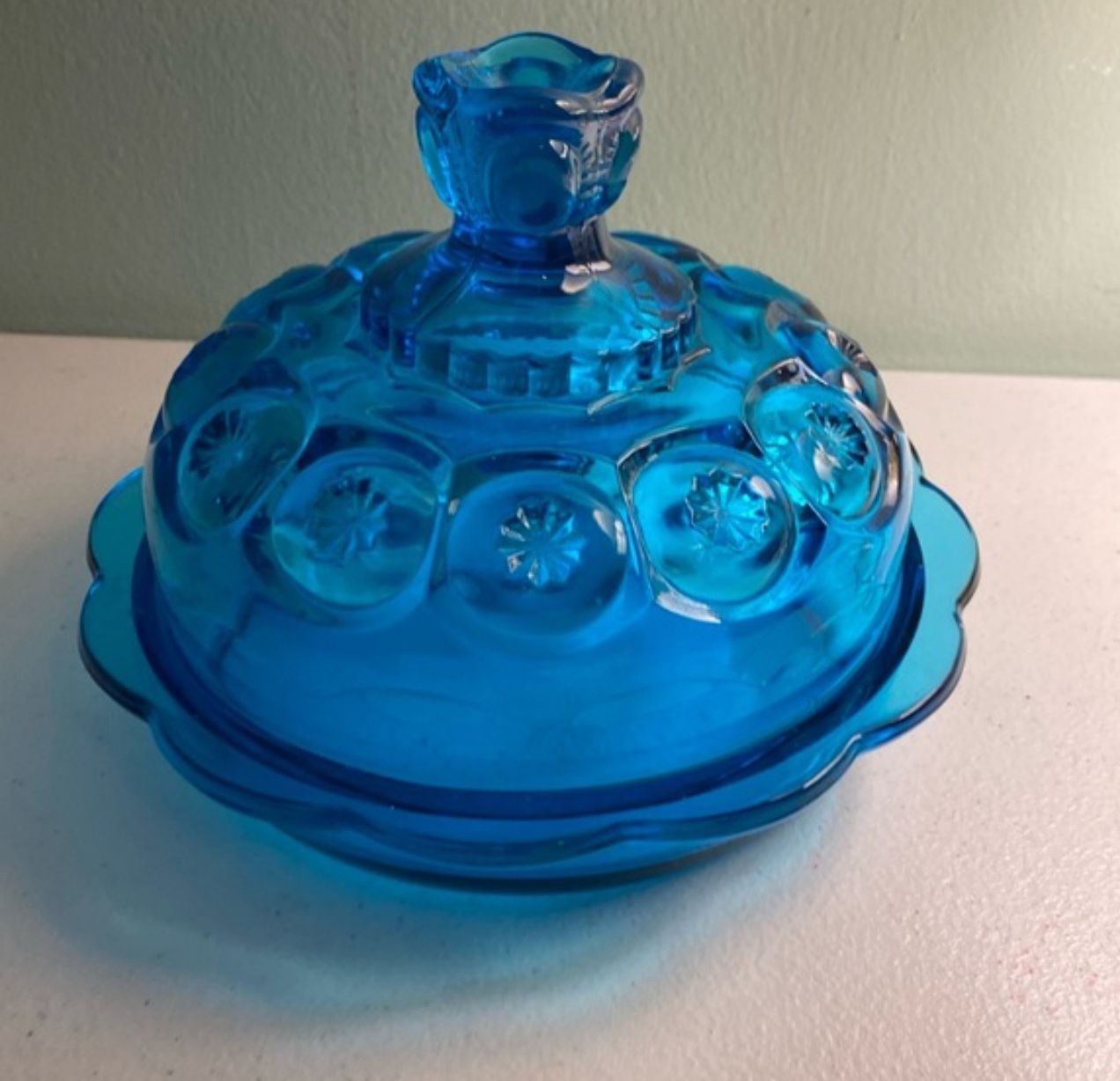 Vintage Blue Glass