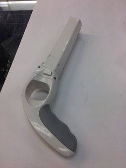 Nintendo Wii zapper light gun controller attachment white gun accessory
