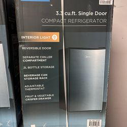 Midea 3.3 cu ft Compact Refrigerator Energy Star Certified