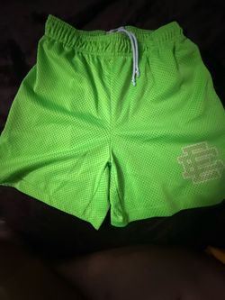 Eric Emanuel Neon Green Basic Shorts