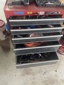 Craftsman Tool Box With Tools
