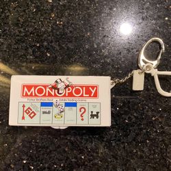 Vintage 1998 Hasbro Monopoly Miniature Keychain Board Game RARE!