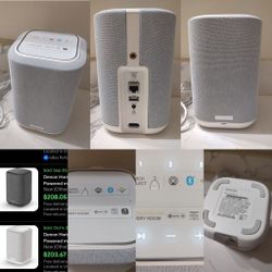 Denon Home 150 Powered Multi-room Smart Audio Speaker w Heos/Alexa/Google - Near NEW! - Sonos, Bose Style (MSRP $250)  Works perfectly and looks New!