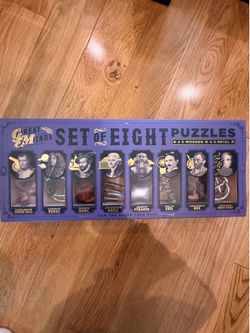 Professor Puzzle’s Great Minds | Set Of Eight Puzzles - 4 Wooden & 4 Metal